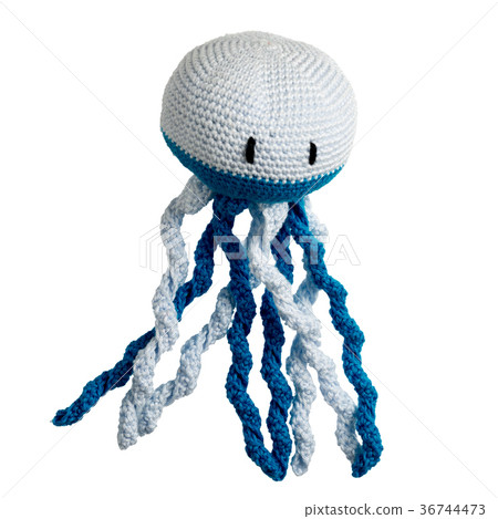 amigurumi crocheted octopus toy isolated on white amigurumi crocheted octopus toy isolated on white 36744473