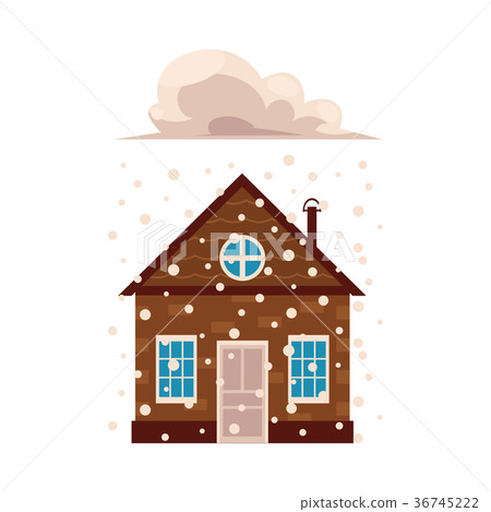 vector flat house insurance concept set 36745222