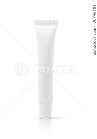 cosmetic plastic tube isolated on white background 36746703