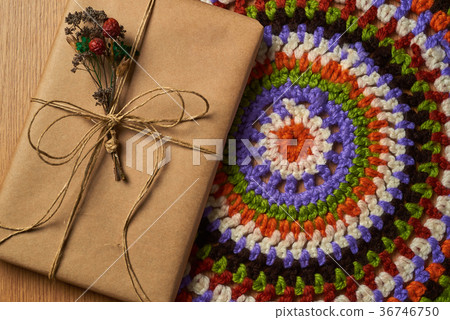 Book on knitted napkin. Book on knitted napkin. 36746750