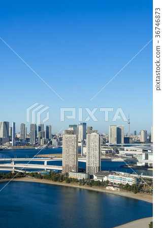 Scenery around Odaiba Rainbow Bridge 36746873