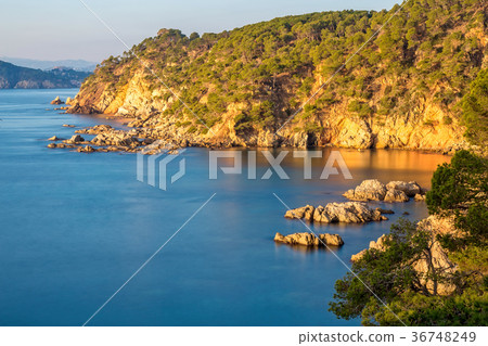 Nice sunrise landscape of the Spanish coastal Nice sunrise landscape of the Spanish coastal 36748249