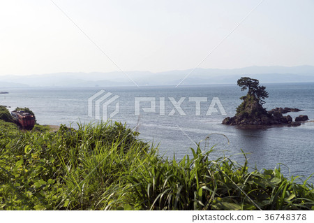 Himi line running on the Ameyahi coast 36748378