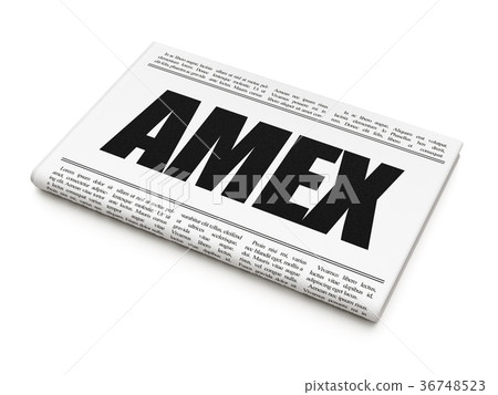 Stock market indexes concept: newspaper headline Stock market indexes concept: newspaper headline 36748523