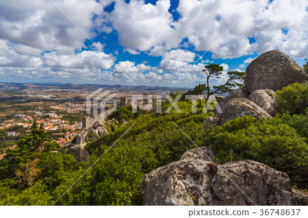 Moorish castle in Sintra - Portugal 36748637