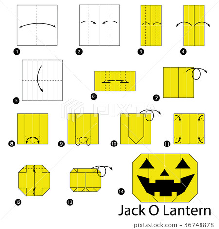 make origami A Jack O' Lantern 36748878