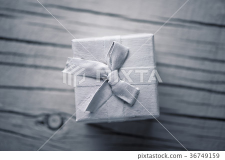 white gift on a white background 36749159
