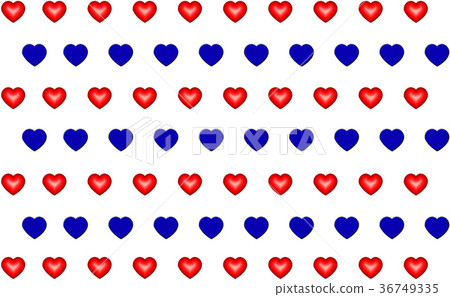 background abstract row of red blue hearts background abstract row of red blue hearts 36749335