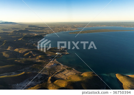 Baja California Sur Mexico aerial view 36750394