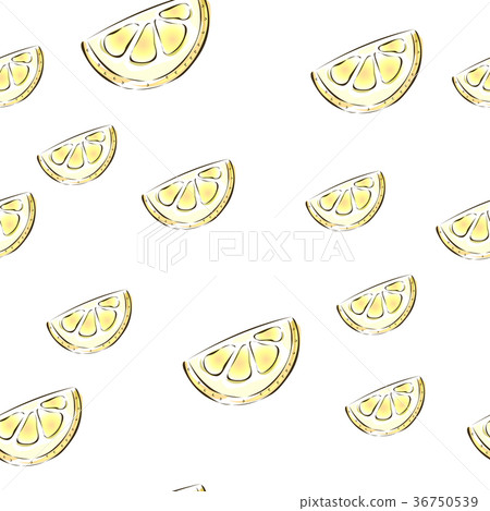Vector seamless pattern with fresh citrus fruit - Stock Illustration ...