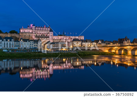 Amboise castle in the Loire Valley - France Amboise castle in the Loire Valley - France 36750892