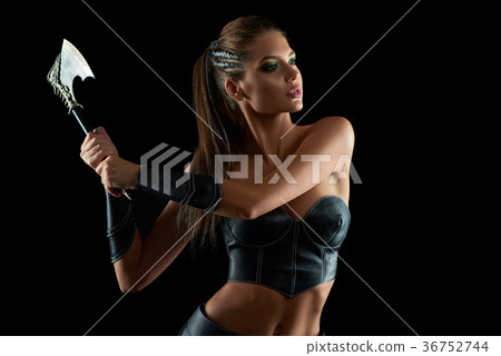 Gorgeous Amazon woman at studio Gorgeous Amazon woman at studio 36752744