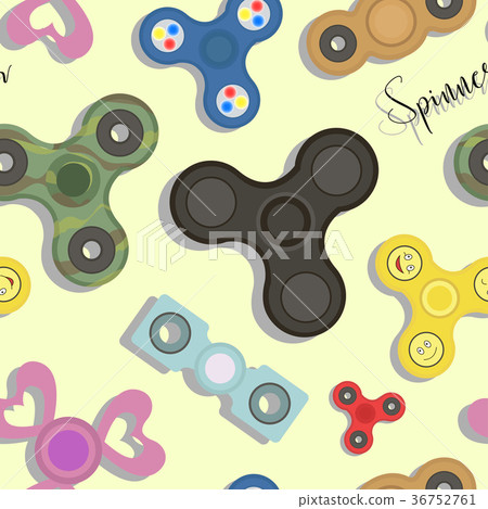 Fidget finger spinner set pattern 36752761