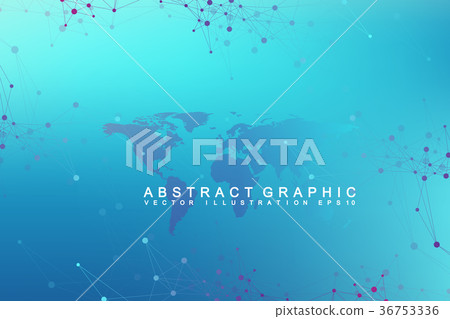 Political World Map with global technology Political World Map with global technology 36753336