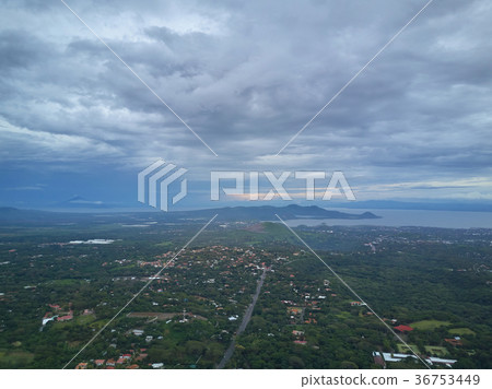 Panorama of managua city 36753449