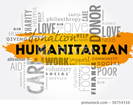 Humanitarian word cloud collage Humanitarian word cloud collage 36754338