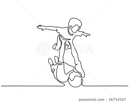 Father holding happy son up in air 36754507