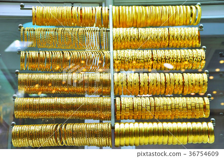 Gold jewelry in grand bazaar Gold jewelry in grand bazaar 36754609