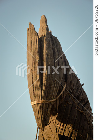Trojan horse and blue sky 36755226
