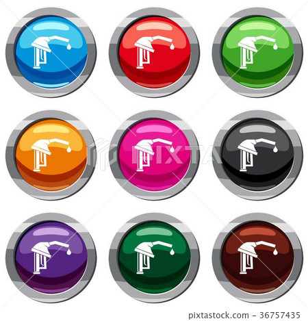 Gasoline pump nozzle set 9 collection 36757435