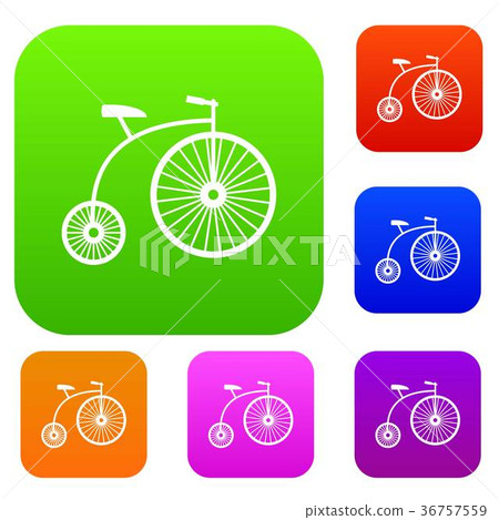 Penny-farthing set collection 36757559