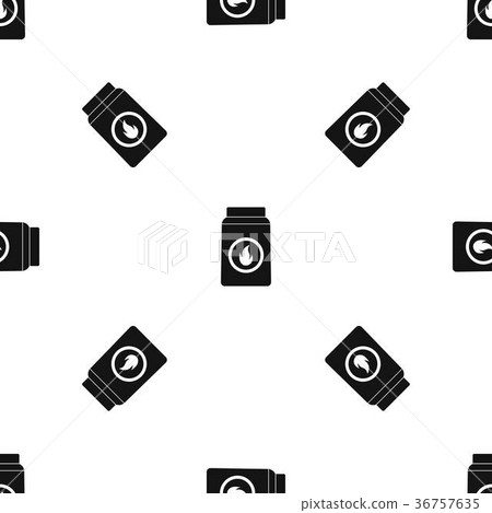 Matchbox pattern seamless black 36757635