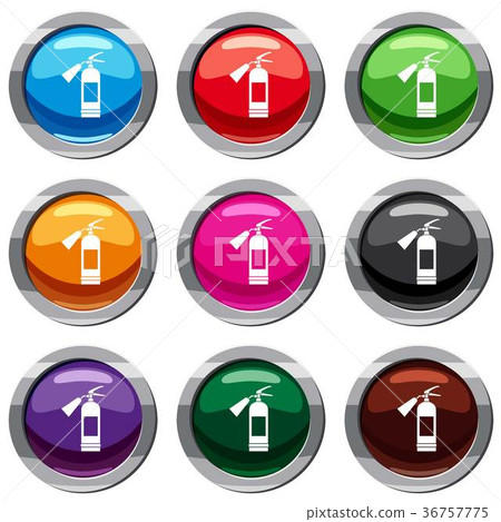 Fire extinguisher set 9 collection Fire extinguisher set 9 collection 36757775