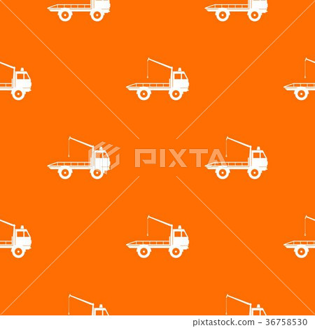Car towing truck pattern seamless Car towing truck pattern seamless 36758530