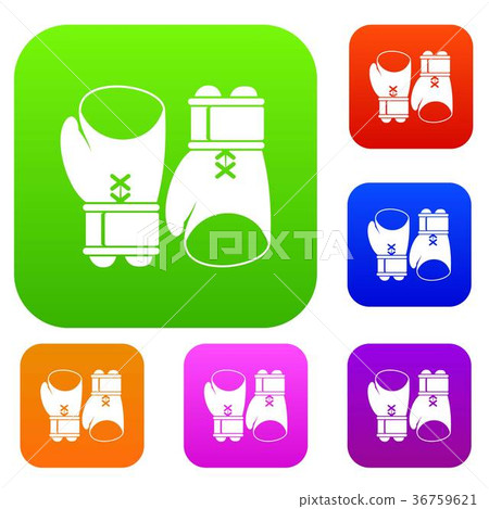 Boxing gloves set collection Boxing gloves set collection 36759621