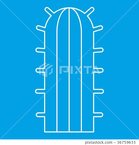 Cactus plant icon, outline style Cactus plant icon, outline style 36759633