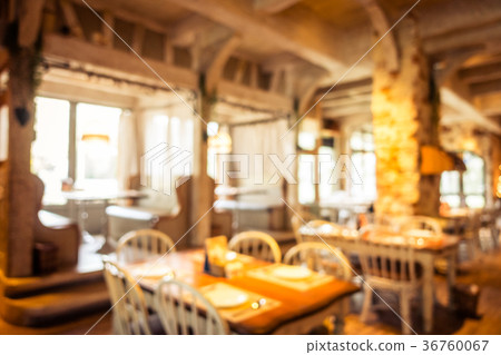 Abstract blur and defocused coffee shop cafe and restaurant Abstract blur and defocused coffee shop cafe and restaurant 36760067