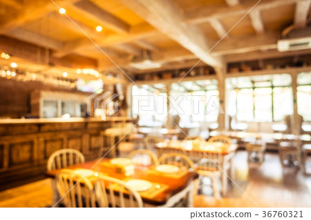 Abstract blur and defocused coffee shop cafe and restaurant Abstract blur and defocused coffee shop cafe and restaurant 36760321