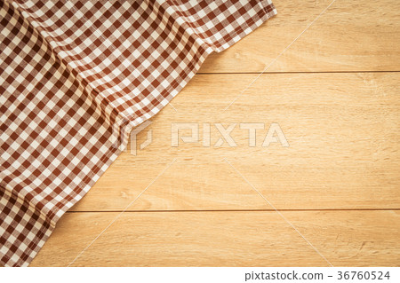 Kitchen cloth on wood table Kitchen cloth on wood table 36760524