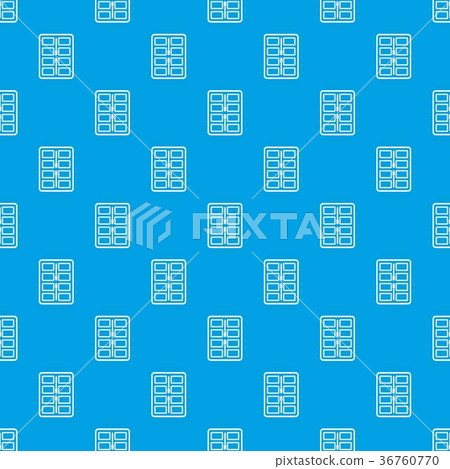 Makeup palette with applicators pattern seamless blue Makeup palette with applicators pattern seamless blue 36760770