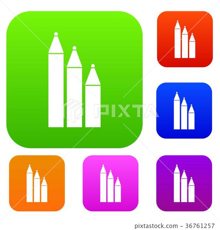 Three pencils set collection Three pencils set collection 36761257