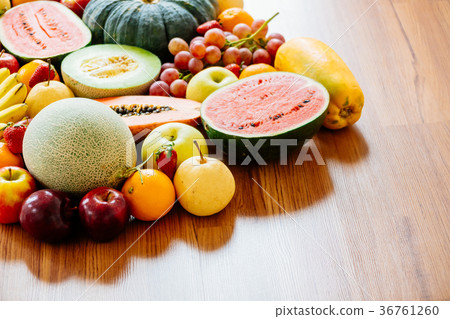 Assorted and mixed fruits Assorted and mixed fruits 36761260