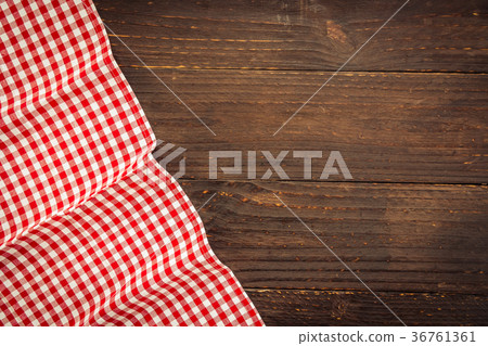 Kitchen cloth on wood table Kitchen cloth on wood table 36761361