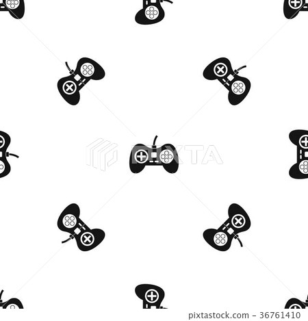 Video game console controller pattern seamless... - Stock Illustration ...
