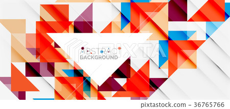 Triangle pattern design background 36765766
