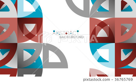 Business presentation geometric template 36765769
