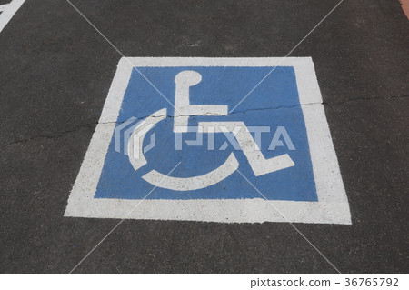 Disabled parking sign Disabled parking sign 36765792