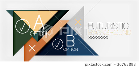 Minimalistic triangle modern banner design Minimalistic triangle modern banner design 36765898