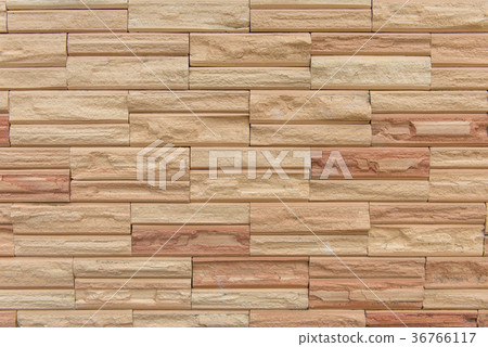 Brown marble brick wall abstract for background 36766117