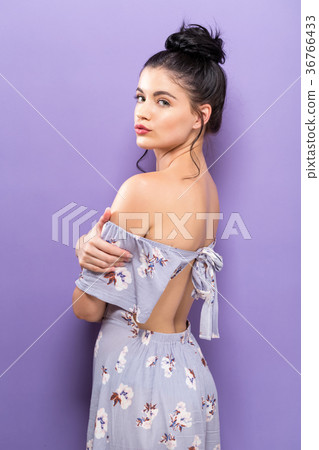 Beautiful young woman  36766433