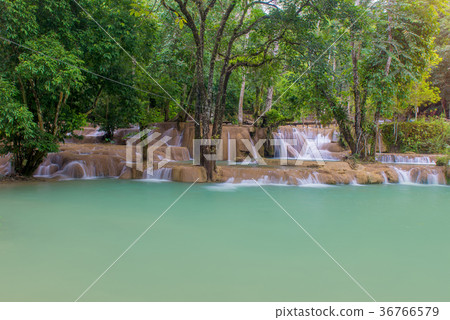Tad Sae Waterfalls at Luang prabang, Laos. Tad Sae Waterfalls at Luang prabang, Laos. 36766579