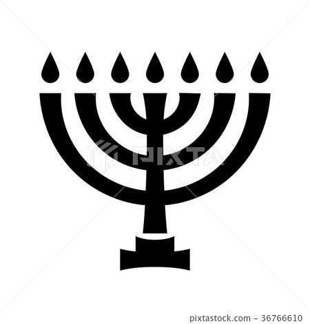 Menorah (ancient Hebrew sacred seven-candleholder) Menorah (ancient Hebrew sacred seven-candleholder) 36766610
