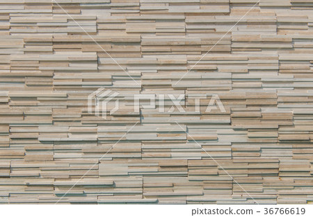 Pattern of Modern Slate stone Brick Wall Surfaced 36766619