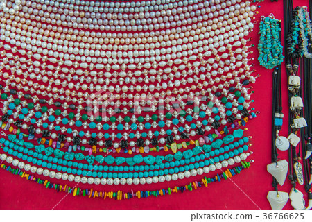 Hand made of Colorful necklaces and bracelets Hand made of Colorful necklaces and bracelets 36766625