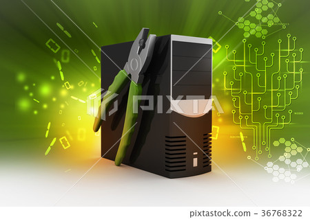 computer repair service concept - Stock Illustration [36768322] - PIXTA
