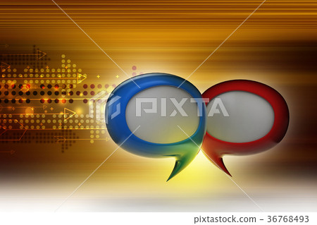 Speech bubbles Speech bubbles 36768493